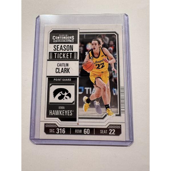 2024 Caitlin Clark Panini ROOKIE Basketball Card - Mint Condition In Protective Holder - Exceptional