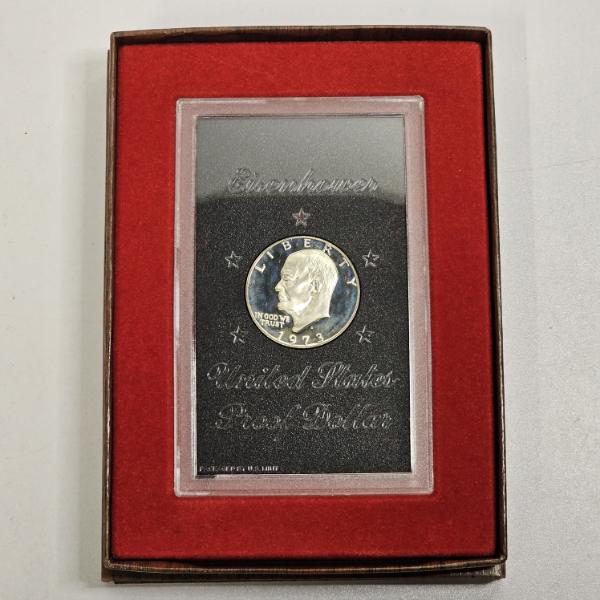 1973-S 40% Silver Eisenhower Dollar in U.S. Mint Plastic Holder