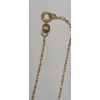 Image 3 : 14K Yellow Gold 20" Dainty Twisted Rope Necklace - Weight: 1.0g