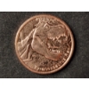 Image 1 : Tyrannosaurus Rex Dinosaur 1 Oz .999 Fine Copper Round 