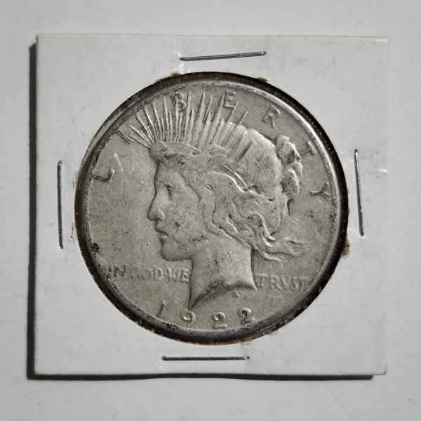 90% Silver United States 1922-S Peace Dollar ~ Silver Dollar Minted in San Francisco