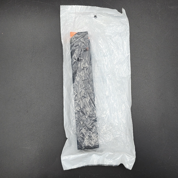 ASC 32-Round 9MM AR Stainless Steel Black Marlube Orange Follower Magazine - NEW!