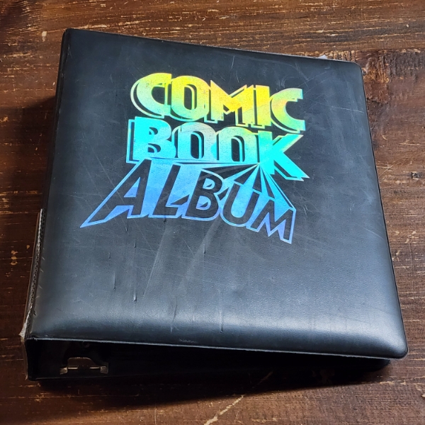 Very Nice Comic Book Collectors Album With Empty Ultra Pro Comic Book Protectors 