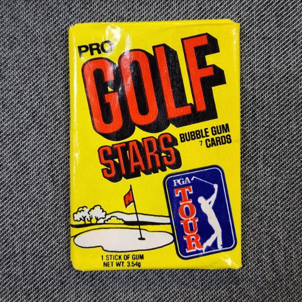 SEALED UNOPENED 1981 Donruss Pro Golf Stars Wax Pack Ft. Names Like Jack Nicklaus & Tom Watson!