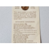 Image 3 : 1973 -D Lincoln-Kennedy Penny "Astonishing Coincidences" Info Card