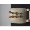 Image 2 : 14K Gold Unique Link 7" Bracelet Total Weight: 4.0g