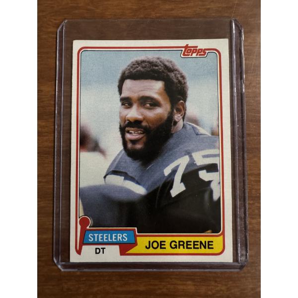 1981 Topps Mean Joe Greene #495 Football Card - Mint Condition