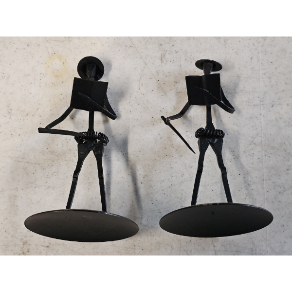 1960's Spanish-Made Set of Metal Sculptures (6")