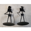Image 1 : 1960's Spanish-Made Set of Metal Sculptures (6")
