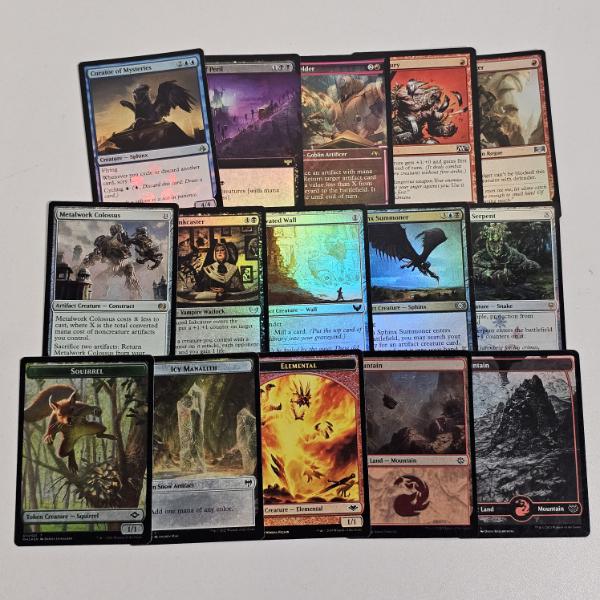 Lot of 15 Assorted Holo MTG Magic The Gathering Trading Cards