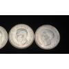 Image 3 : 1910, 1920, 1940, 1945 British One Shilling 0.5000 Silver Coins
