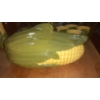 Image 4 : Vintage Very Desireable "SHAWNEE" Corn Pottery - Oval Covered Bowl 11 Inches by 6"   Perfect!
