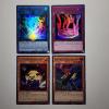 Image 1 : Four Assorted Holo Yu-Gi-Oh Trading Cards 