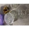 Image 2 : *Pick Up At Mantua Home-No Shipping Available*  Glassware Items - Flared Bowl - Heart Handle Tray - 