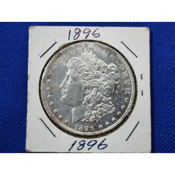 1896 90% Silver Morgan Dollar 