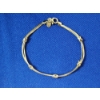 Image 4 : Gold-Plated Sterling Silver Jewlery: Necklace Heart Ruby Design & 2 Bracelets TW: 20g