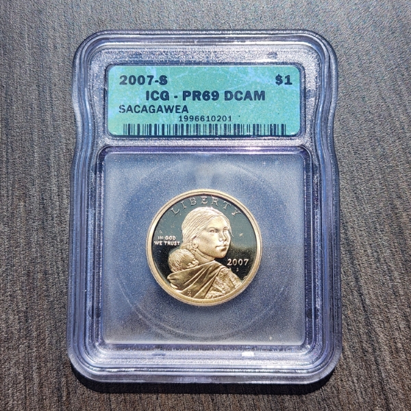 2007-S Sacagawea $1 Coin ICG PR 69 DCAM