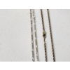 Image 5 : Two Sterling Silver Necklaces ~19in, One With Horse Pendant TW: 21.9g