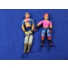 Image 1 : Vintage G.I.Joe 1986 Zarana & Dreadnok Zander Action Figures 