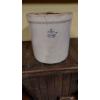 Image 1 : Antique Robinson Ransbottom 3 Gallon Crock - 11.5" x 10.5" - Exc Condition As Shown - See Pics