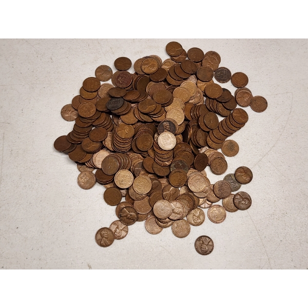 1950 -1952 Lincoln Wheat Cents - Face Value $3.80