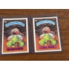Image 1 : 1985 Garbage Pail Kids - Bad Breath Seth & Foul Phil Cards - 70A & 70B - Mint Condition