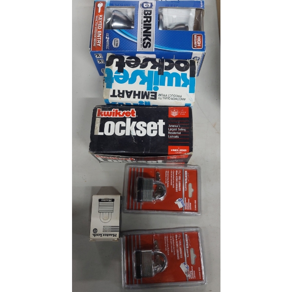 6 Pcs NEW - Locks & Lock Sets - See Pics