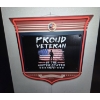 Image 1 : Brand New 16'' Neon Lighted Proud Veteran Wall Sign With Special Collector Coin!