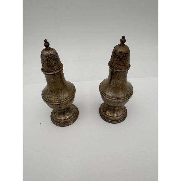 Sterling Weighted Salt & Pepper Shaker Set - 131.3 Grams