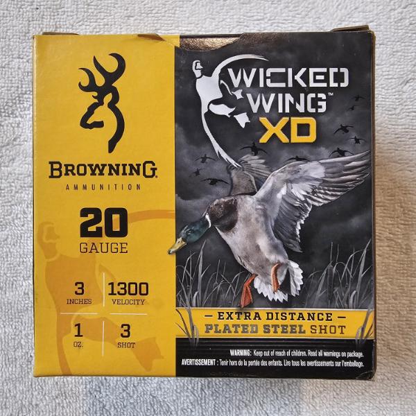 Box of Browning Ammunition Wicked Wing XD Waterfowl Shotshells (see description)