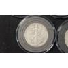 Image 4 : Assorted Years & Mint Marks 90% Silver Walking Liberty Half Dollars In Coin Capsules -Face Value: $4