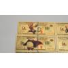 Image 2 : (6) Kung-Fu Panda 999999 24K Gold Foil Banknotes Set w/ COA
