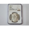 Image 1 : NGC MS 61 1898 90% Silver Morgan Dollar
