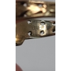 Image 6 : Vintage Women's 14K Gold Ring With Green Stone & Small Accent Diamonds - Size 4.5 - Weight: 5.5g