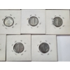 Image 10 : x15 Assorted Years 90% Silver Mercury Dimes FV: $1.50