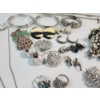 Image 2 : Assorted Costume Jewelry: Necklaces, Pins, Earrings, Bracelets