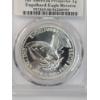 Image 2 : PCGS Genuine 1986 Engelhard "The American Prospector" Eagle Reverse 1 Troy Oz .999 Silver Round 