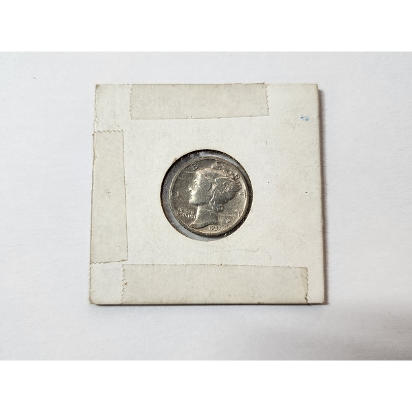 1937 Silver Mercury Dime - U.S. 90% Silver Coin 