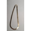 Image 2 : Gold Plated Sterling Silver 20" Herringbone Necklace - Weight: 32.9g