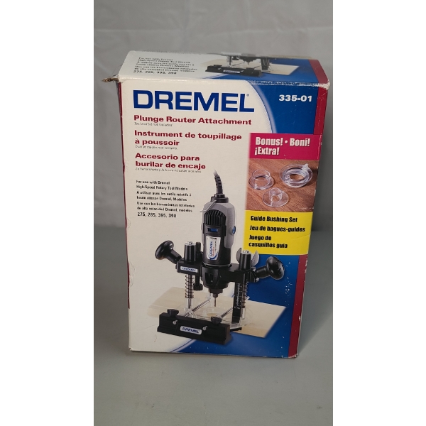 New Never Used Dremel Plunge Router Attachment 335-01 