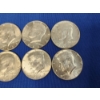 Image 3 : x6 Late 1960's Kennedy Half Dollars 40% Silver FV: $3.00