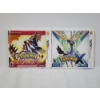 Image 1 : Two EMPTY Pokemon Nintendo 3DS Original Video Game Cases ~ Pokemon X & Omega Ruby ~ NO GAME CARTS!