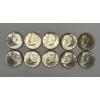 Image 1 : Lot of (10) 1964 Kennedy Half Dollars, 90% Silver- FV $5  