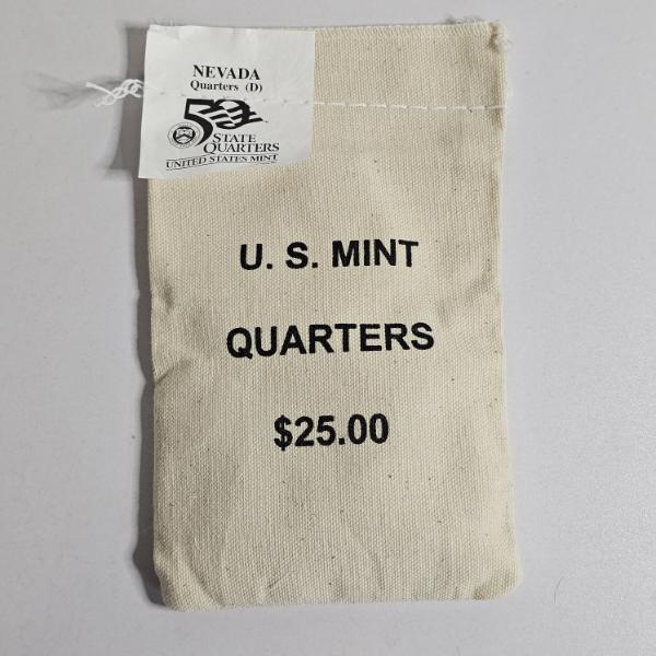 $25 Face Value Bag of 2006-D Nevada State Quarters