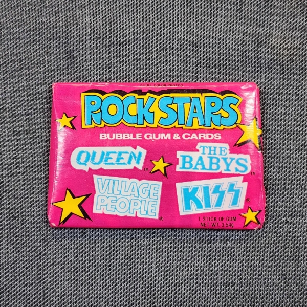 SEALED UNOPENED 1979 ROCK STARS Donruss Trading Card Pack ~ 7 Cards Per Pack Ft. KISS, Queen & MORE!