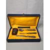 Image 1 : Vintage European .800 Silver Cutlery Set & Copper Tumbler Cup In Presentation Box 