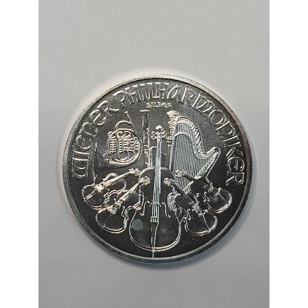 2021 Austrian 1 Troy Oz .999 Fine Silver Philharmonic Coin
