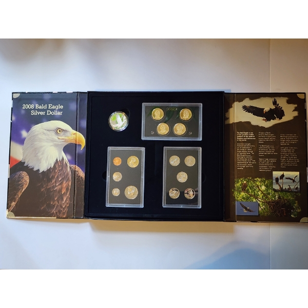 2008 United States Mint American Legacy Collection - 15 Proof Coin Set Including Silver Dollar! 