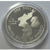 Image 4 : 1991-P United States Korean War Memorial Commemorative 90% Silver Dollar- Incredible Condition
