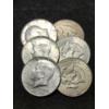 Image 1 : Six Assorted 40% Silver Kennedy Half Dollars